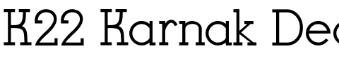 K22 Karnak Deco