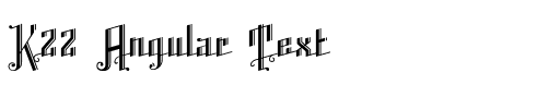 K22 Angular Text