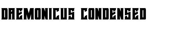 Daemonicus Condensed