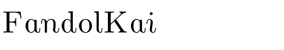 FandolKai.otf