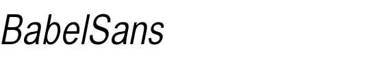 BabelSans