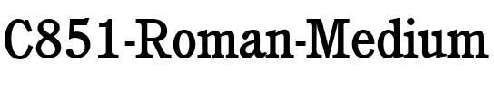 C851-Roman-Medium