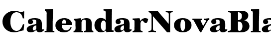 CalendarNovaBlack