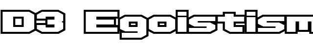 D3 Egoistism outline