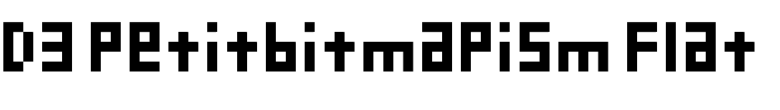 D3 Petitbitmapism Flat