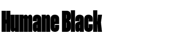 Humane Black.ttf