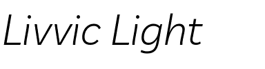 Livvic Light.ttf