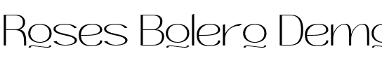 Roses Bolero Demo.ttf