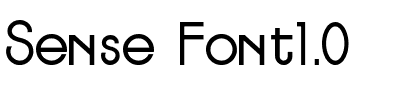 Sense Font1.0.ttf
