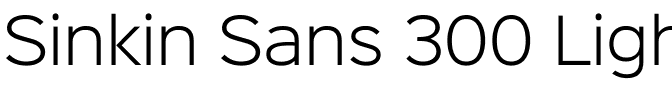 Sinkin Sans 300 Light.ttf