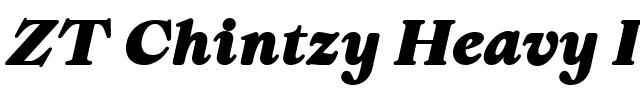 ZT Chintzy Heavy Ita.ttf