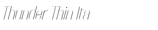 Thunder Thin Ita.ttf