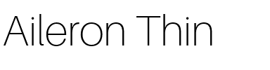 Aileron Thin.otf