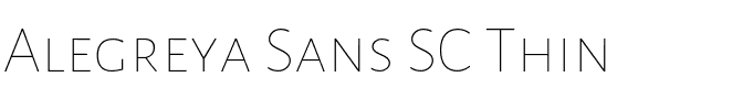 Alegreya Sans SC Thin.otf