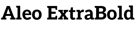 Aleo ExtraBold.otf