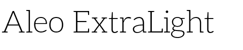Aleo ExtraLight.otf