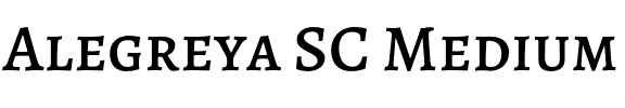 Alegreya SC Medium.otf