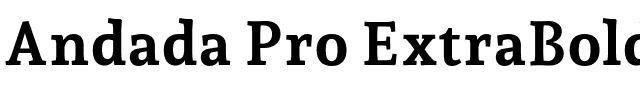 Andada Pro ExtraBold.otf