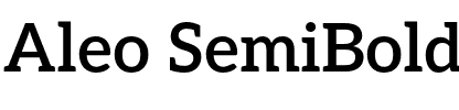 Aleo SemiBold.otf