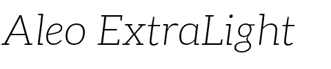 Aleo ExtraLight.otf