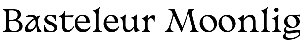 Basteleur Moonlight.otf