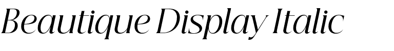 Beautique Display Italic.otf