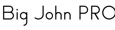 Big John PRO.otf