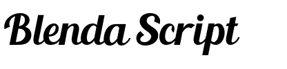 Blenda Script.otf