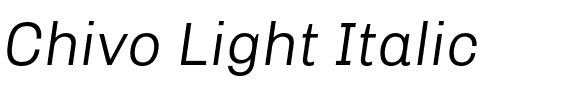 Chivo Light Italic.otf