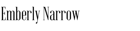 Emberly Narrow.otf