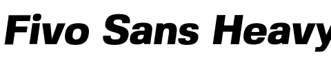 Fivo Sans Heavy.otf