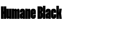 Humane Black.otf