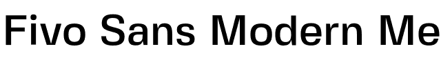 Fivo Sans Modern Med.otf