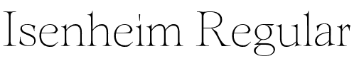 Isenheim Regular.otf