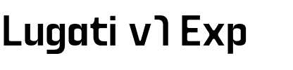Lugati v1 Exp.otf