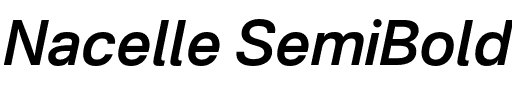 Nacelle SemiBold.otf