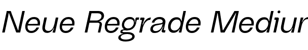 Neue Regrade Medium.otf