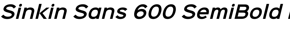 Sinkin Sans 600 SemiBold Italic.otf