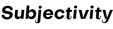 Subjectivity.otf