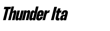 Thunder Ita.otf
