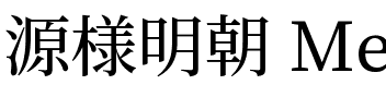 源様明朝 Medium.ttf