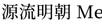 源流明朝 Medium.ttf