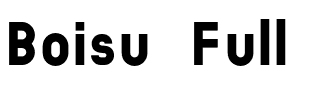 Boisu Full.otf