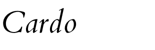 Cardo.ttf