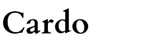 Cardo.ttf