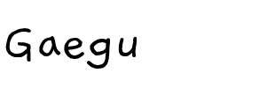 Gaegu.ttf