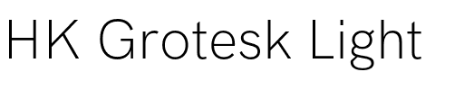 HK Grotesk Light.otf
