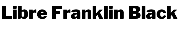 Libre Franklin Black.ttf