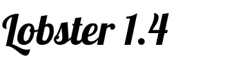 Lobster 1.4.otf