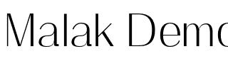 Malak Demo.otf